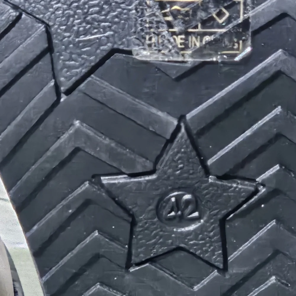 Womens Military Brown Combat Boot With Quilted Top - Picture 9 of 10